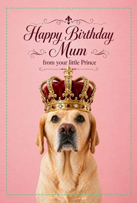 Dog Birthday Princess